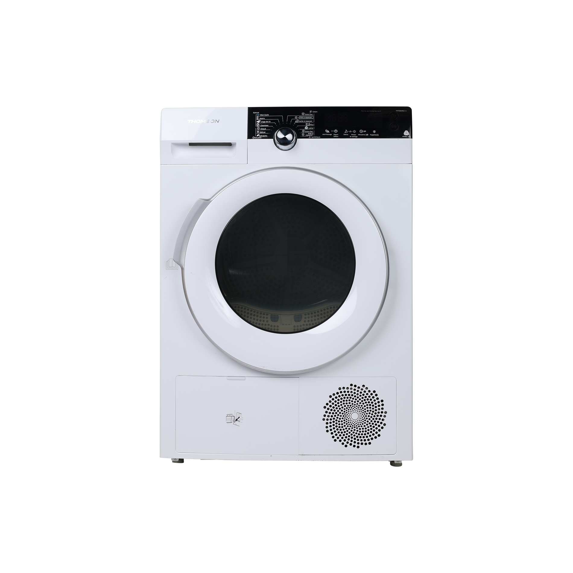 Seche-Linge Pompe À Chaleur 9 kg Reconditionné THOMSON THTD9HPA+++ : vue de face