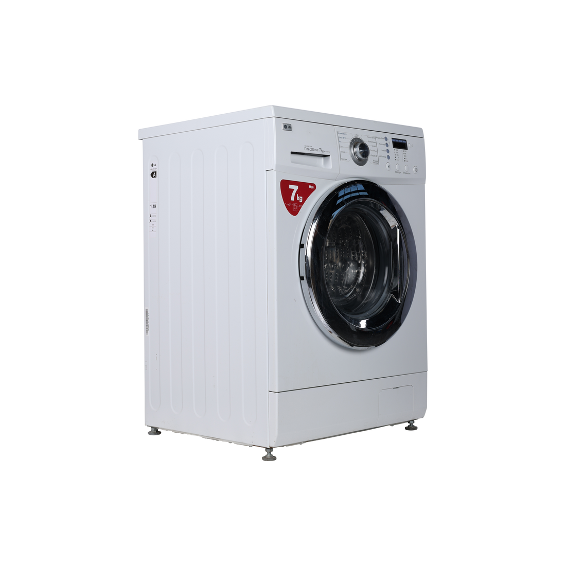 Lave-Linge Hublot 7 kg Reconditionné LG WD-14701TDP : vue du côté gauche