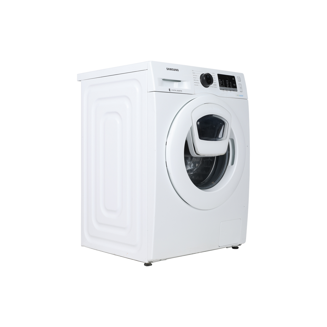 Lave-Linge Hublot 8 kg Reconditionné SAMSUNG WW80K5410UW : vue du côté gauche