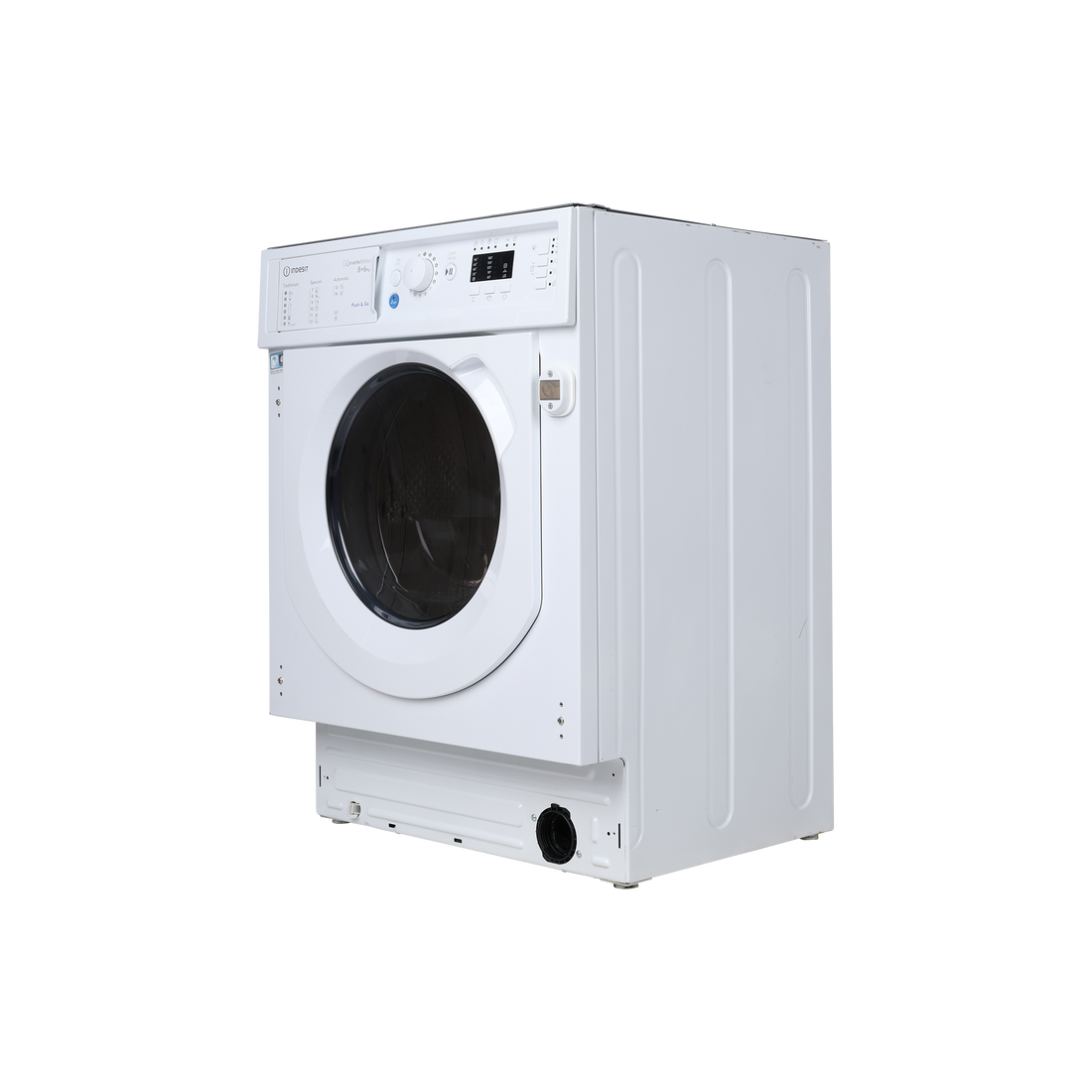Lave-Linge Sechant 8 kg Reconditionné INDESIT BI WDIL 861484 EU : vue du côté droit