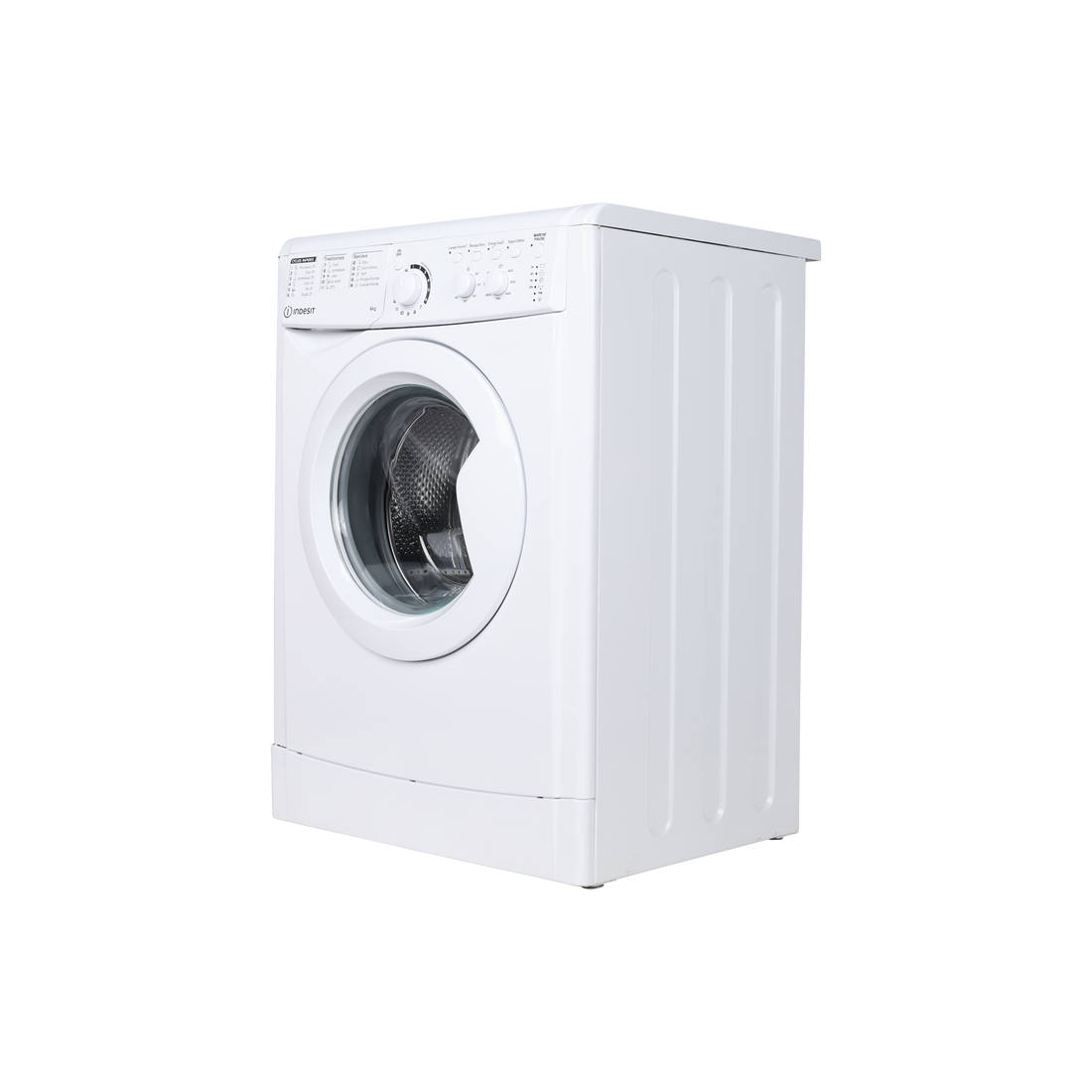Lave-Linge Hublot 6 kg Reconditionné INDESIT EWC61051WFRN : vue du côté droit