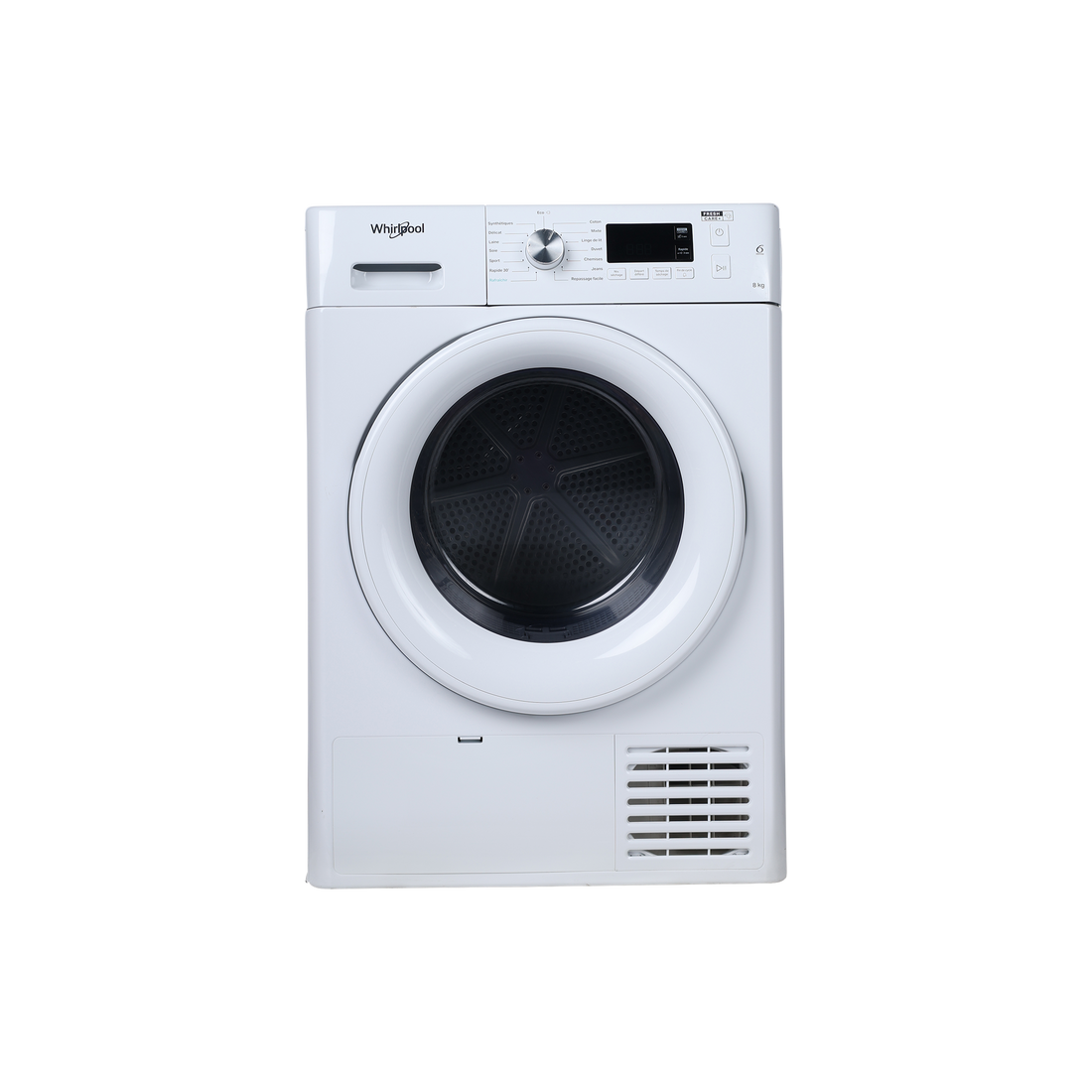 Seche-Linge Condensation 8 kg Reconditionné WHIRLPOOL FFTCM118XBFR : vue de face