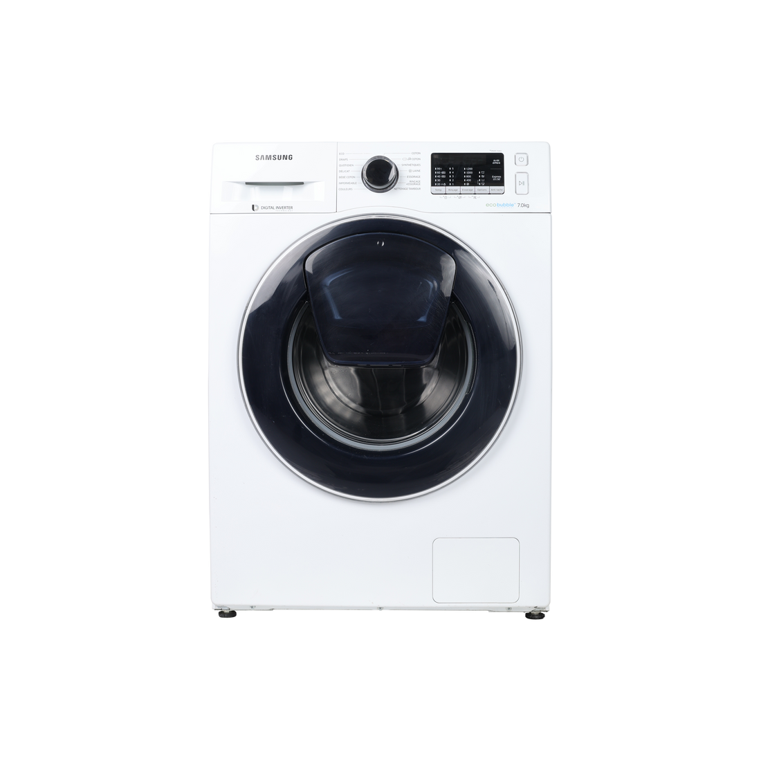 Lave-Linge Hublot 7 kg Reconditionné SAMSUNG WW70K5210UW : vue de face