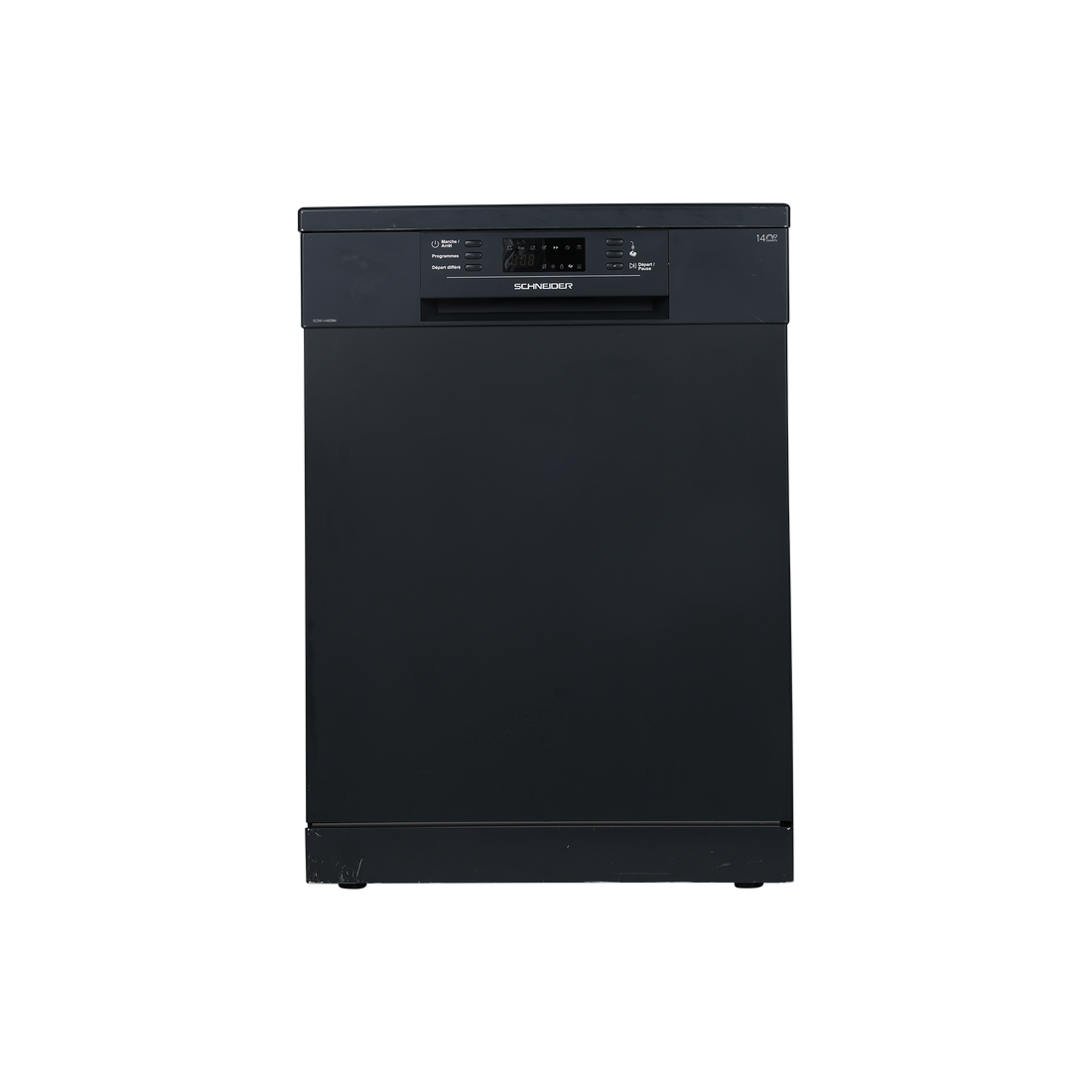 Lave-Vaisselle Pose Libre 14 Cvts Reconditionné SCHNEIDER SCDW1446IDBM : vue de face