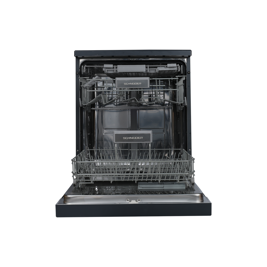 Lave-Vaisselle Pose Libre 14 Cvts Reconditionné SCHNEIDER SCDW1446IDBM : vue de l'intérieur