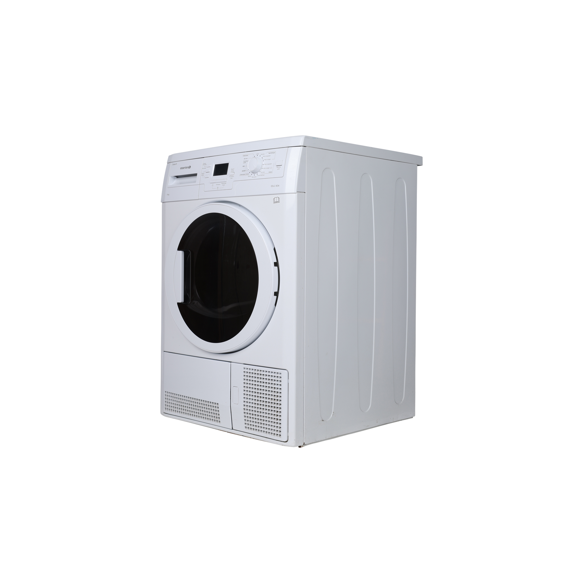 Seche-Linge Condensation 8 kg Reconditionné ESSENTIEL B ESLC8D4 : vue du côté droit