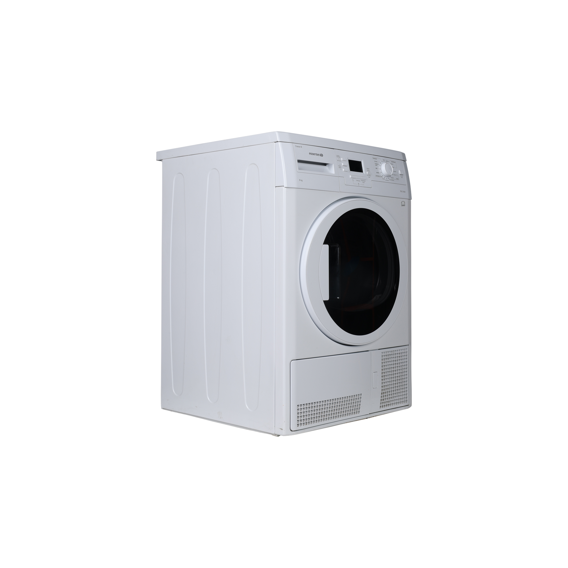 Seche-Linge Condensation 8 kg Reconditionné ESSENTIEL B ESLC8D4 : vue du côté gauche