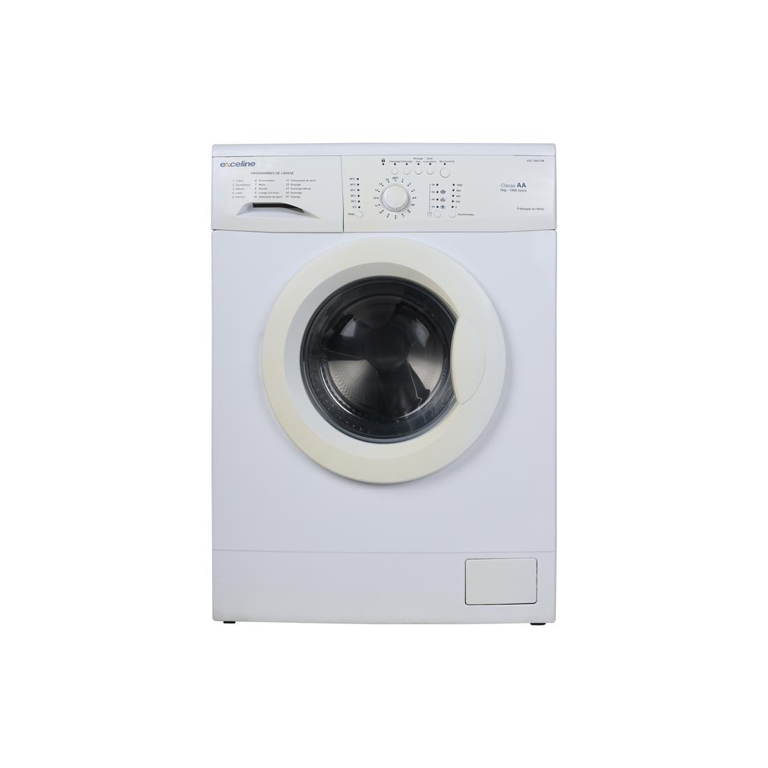 Lave-Linge Hublot 5 kg Reconditionné EXCELINE EXC1005ITW3 : vue de face