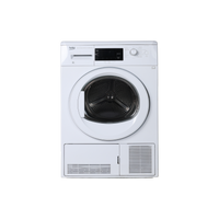 Seche-Linge Condensation 8 kg Reconditionné BEKO DU8104GX0W : vue de face