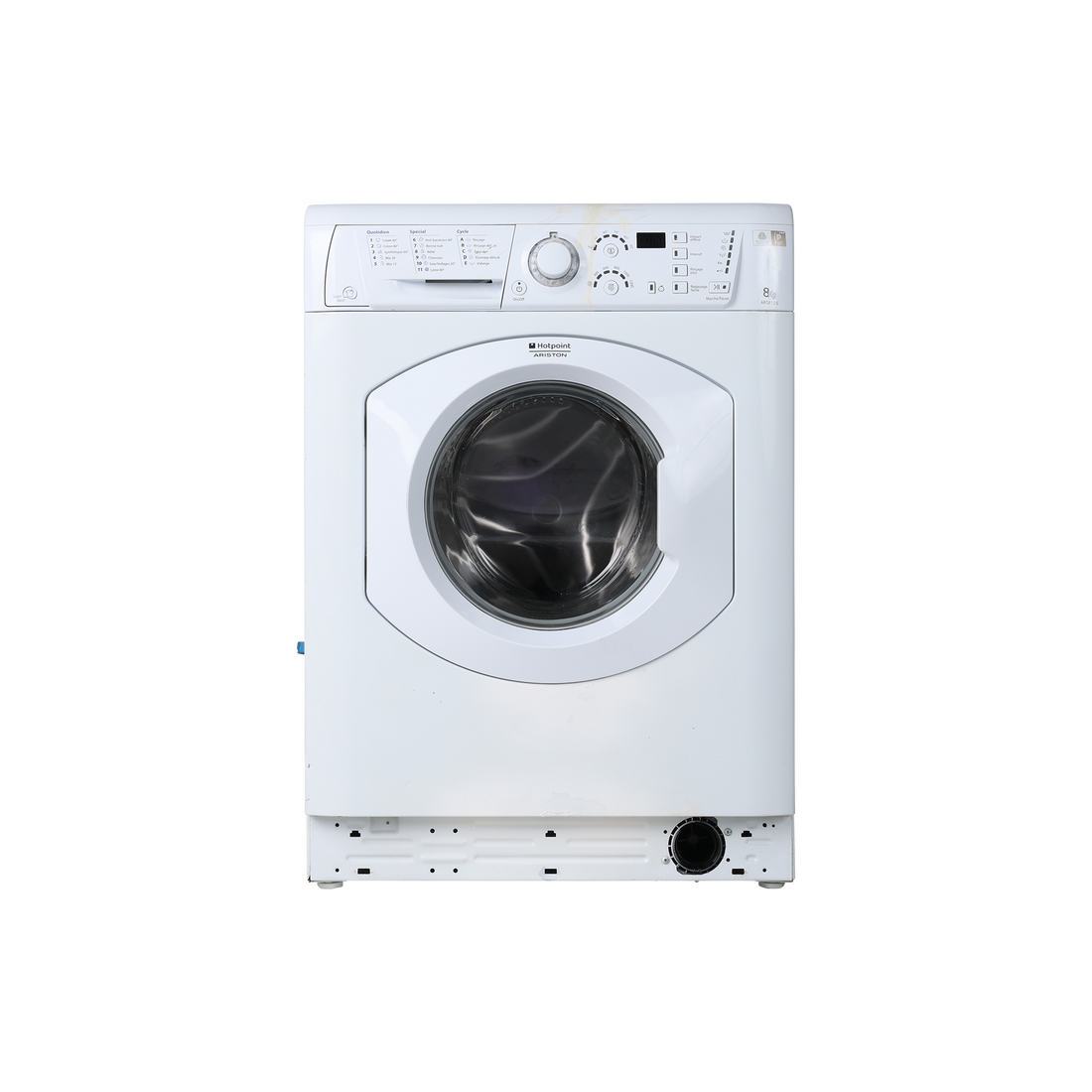 Lave-Linge Hublot 8 kg Reconditionné ARISTON ARGF125 : vue de face