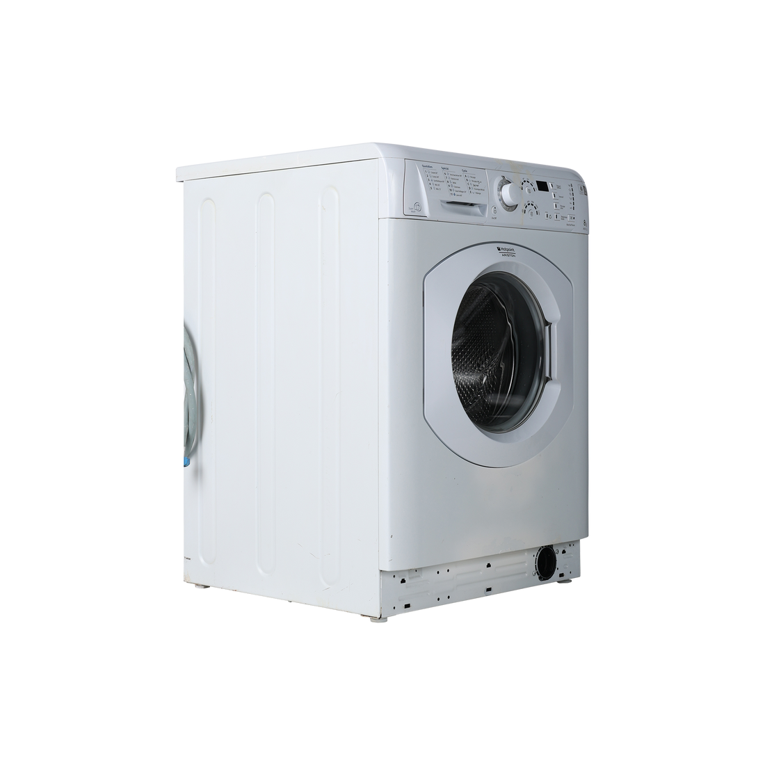 Lave-Linge Hublot 8 kg Reconditionné ARISTON ARGF125 : vue du côté gauche