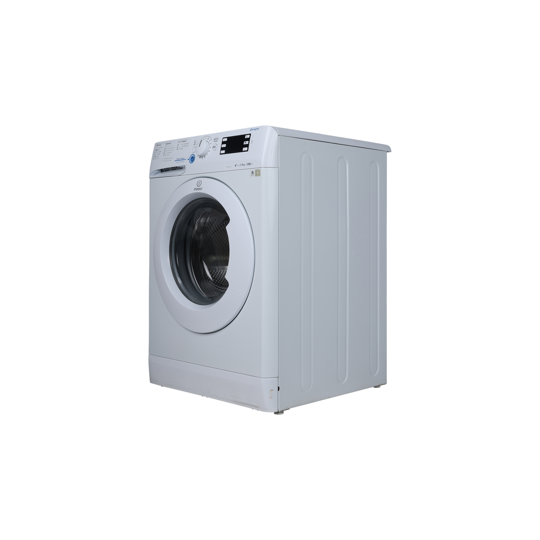 Lave-Linge Hublot 9 kg Reconditionné INDESIT XWE 91282X W FR : vue du côté droit