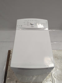 Lave-Linge Top 6 kg Reconditionné WHIRLPOOL TDLR6240LFR/N : vue du haut ouverture et commandes