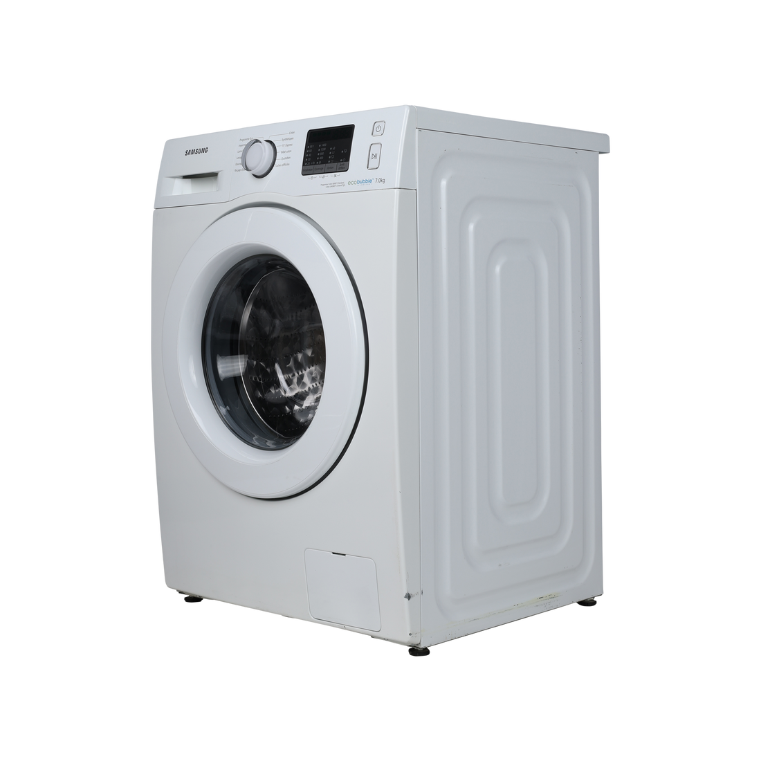 Lave-Linge Hublot 7 kg Reconditionné SAMSUNG WF70F5E0W4W : vue du côté droit