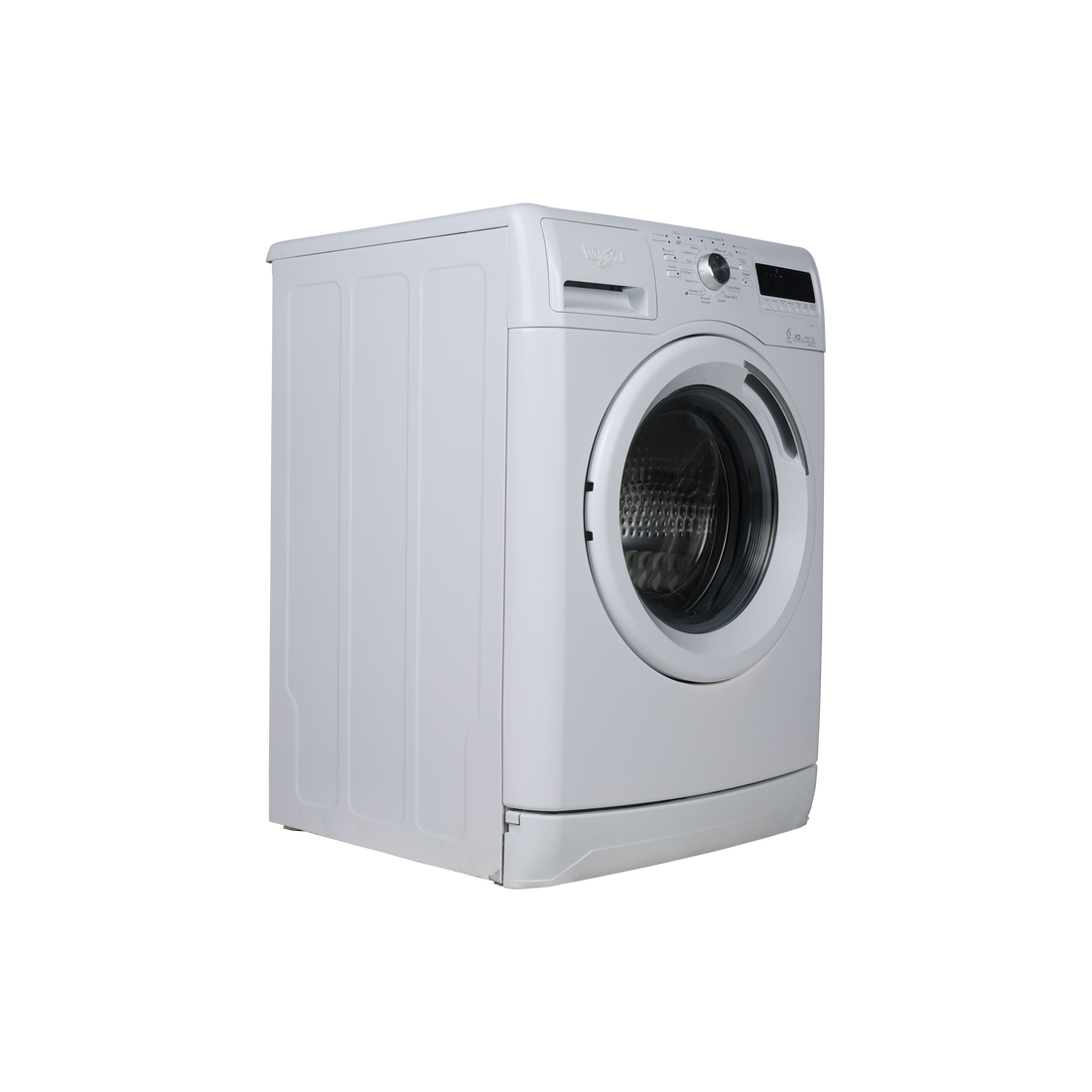 Lave-Linge Hublot 10 kg Reconditionné WHIRLPOOL AWOE 10200 : vue du côté gauche