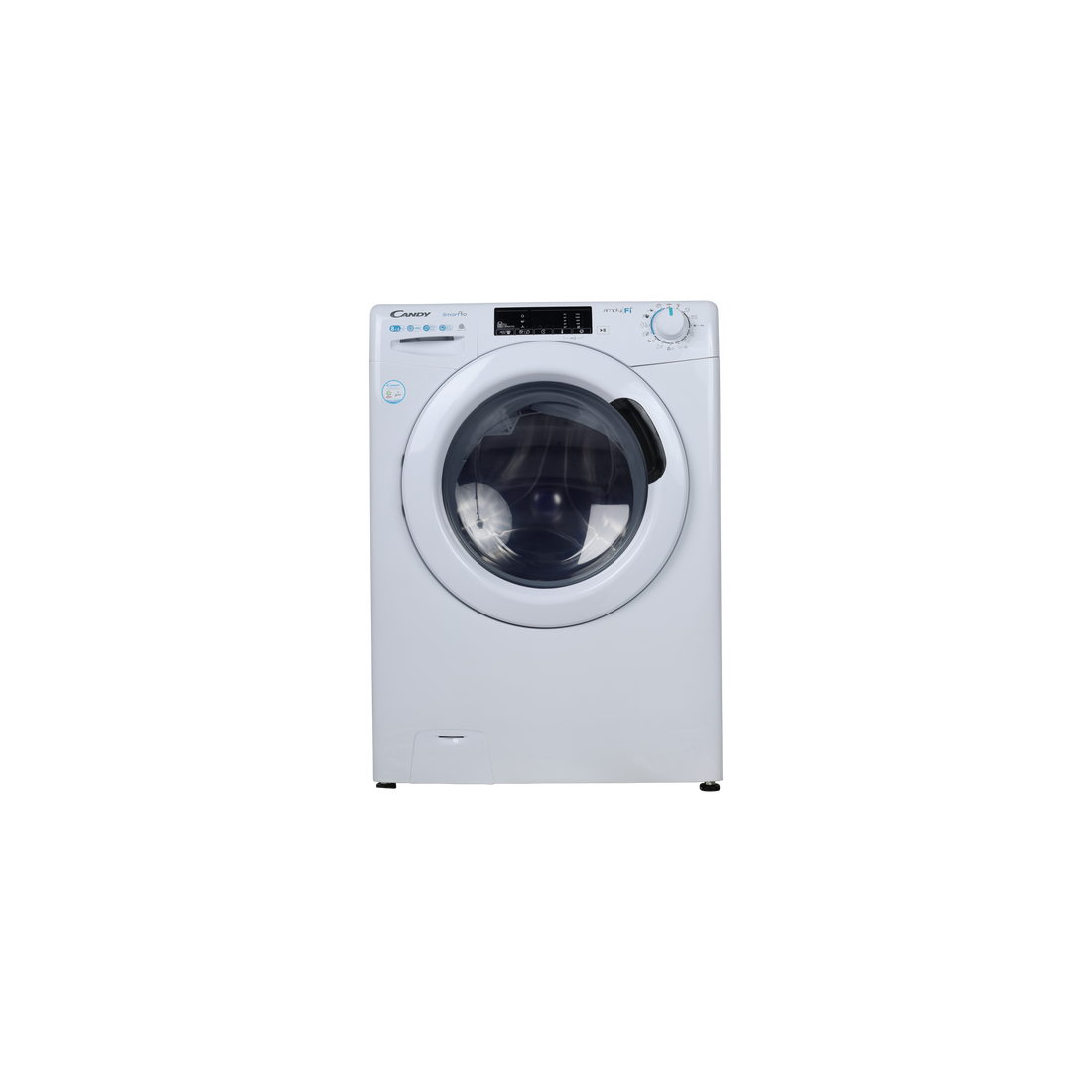 Lave-Linge Sechant 8 kg Reconditionné CANDY CSOW4855TWE/1-S : vue de face