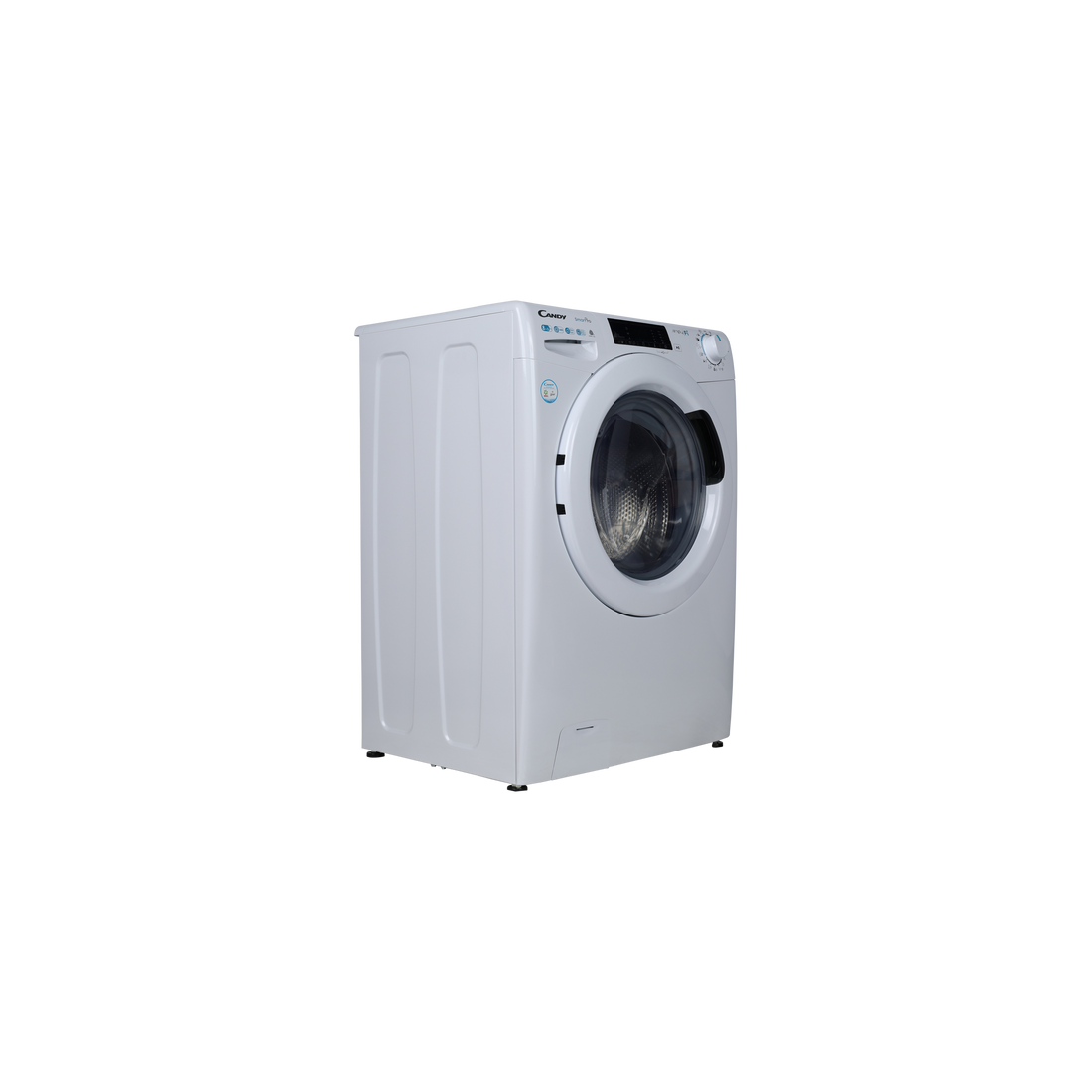 Lave-Linge Sechant 8 kg Reconditionné CANDY CSOW4855TWE/1-S : vue du côté gauche