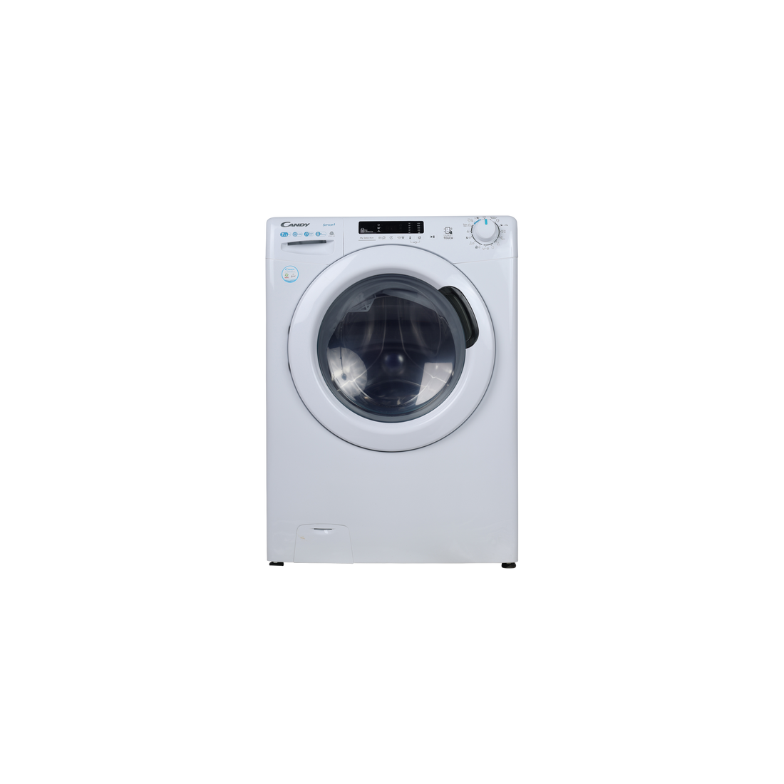 Lave-Linge Sechant 8 kg Reconditionné CANDY CSWS4852DWE/1-S : vue de face