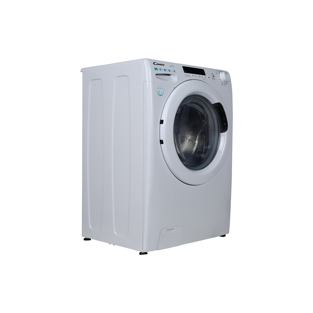 Lave-Linge Sechant 8 kg Reconditionné CANDY CSWS4852DWE/1-S : vue du côté gauche