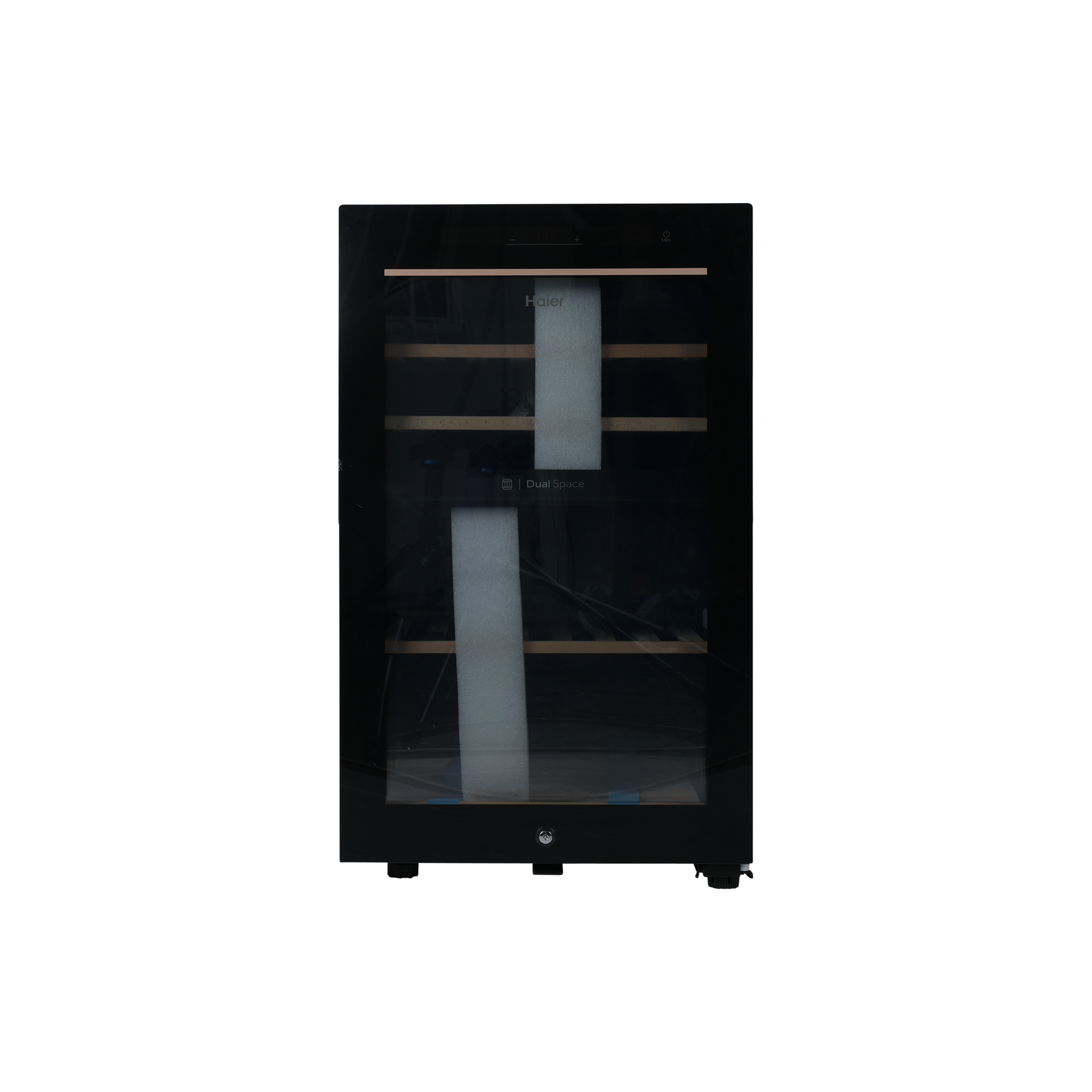 Cave À Vin Multi-Température 42 Bouteilles Reconditionné HAIER HWS42GDAU1 : vue de face