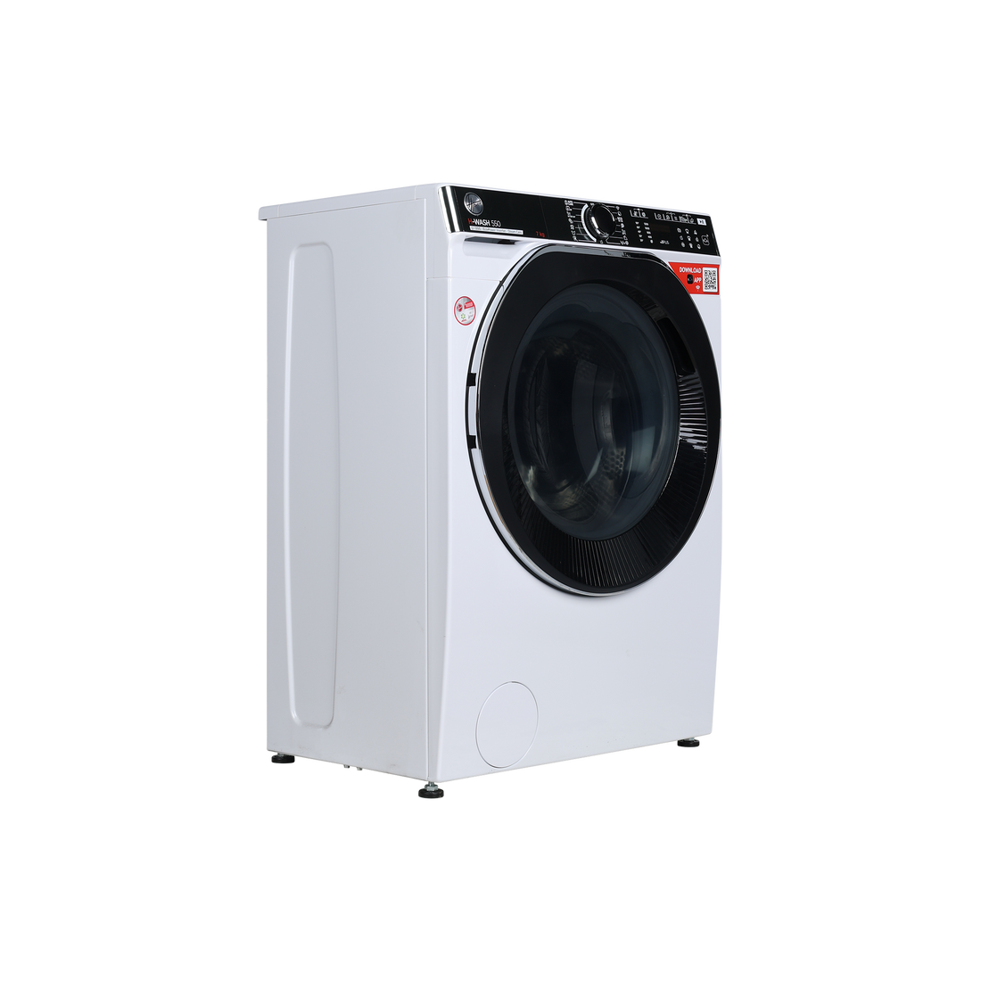 Lave-Linge Hublot 7 kg Reconditionné HOOVER H5WPB437AMBC/1-S : vue du côté gauche