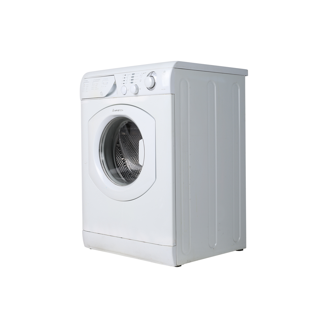 Lave-Linge Hublot 5 kg Reconditionné ARISTON AVL 120 : vue du côté gauche