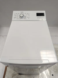 Lave-Linge Top 6 kg Reconditionné WHIRLPOOL TDLR6235FR/N : vue du haut ouverture et commandes