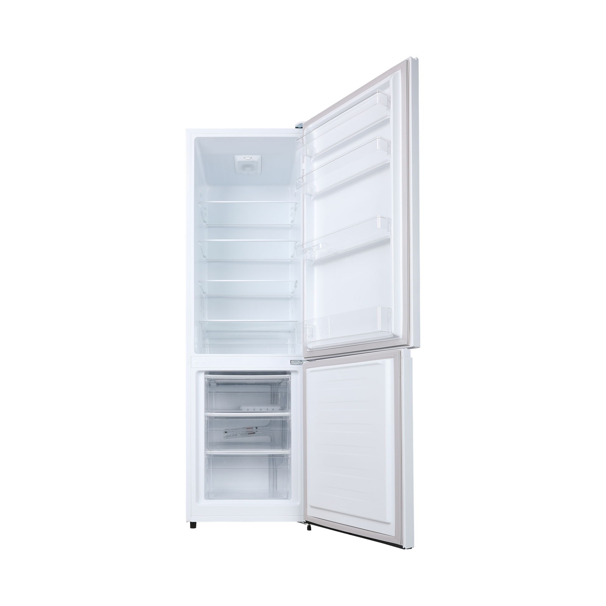 Réfrigérateur Avec Congélateur 198 L Reconditionné LISTO RCL180-55HIB2 : vue de l'intérieur