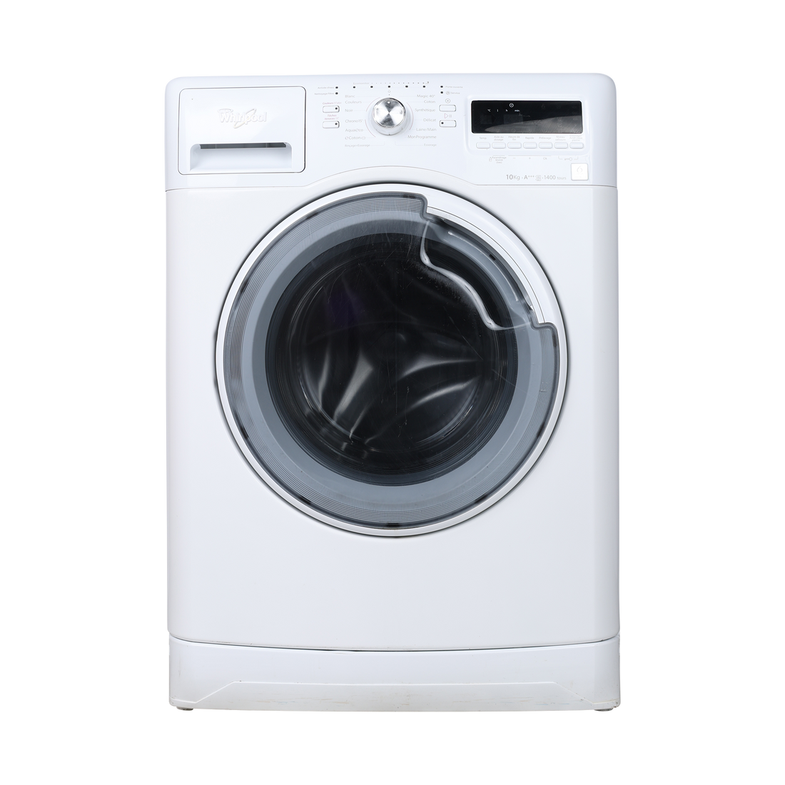 Lave-Linge Hublot 10 kg Reconditionné WHIRLPOOL AWOE 41048 : vue de face