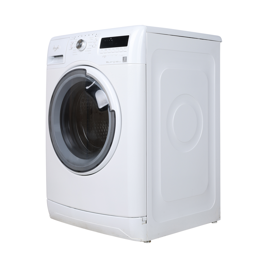 Lave-Linge Hublot 10 kg Reconditionné WHIRLPOOL AWOE 41048 : vue du côté gauche