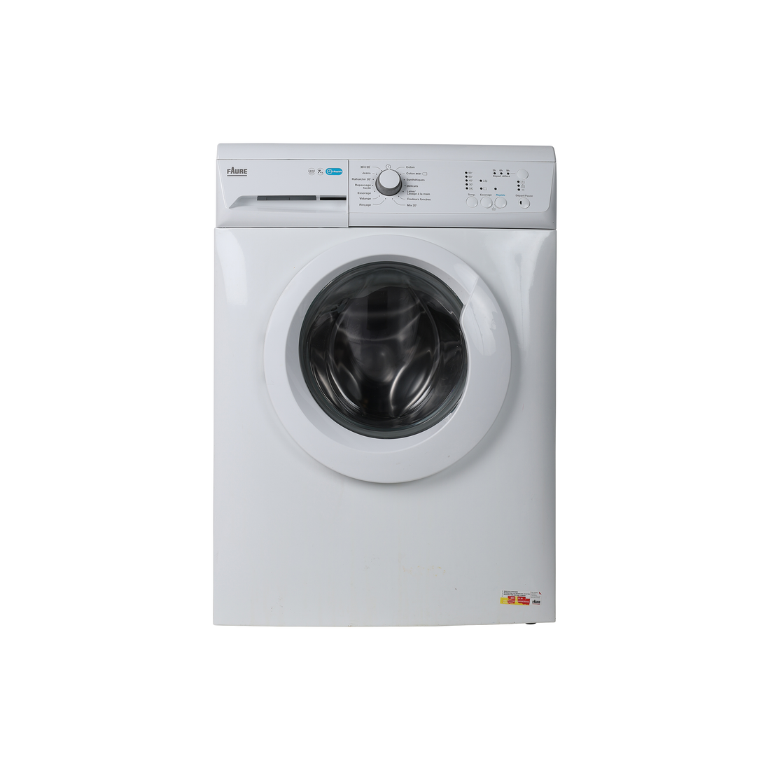 Lave-Linge Hublot 7 kg Reconditionné FAURE FWF7120W : vue de face