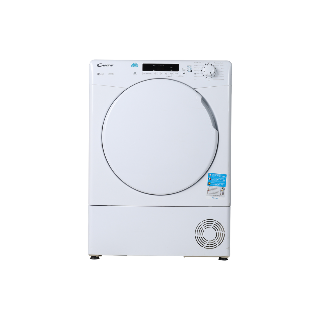 Seche-Linge Condensation 10 kg Reconditionné CANDY CSC10DF-47 : vue de face