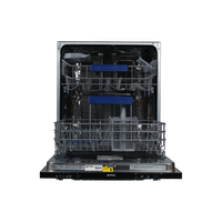 Lave-Vaisselle Encastrable 13 Cvts Reconditionné SMEG STL22124FR : vue de l'intérieur