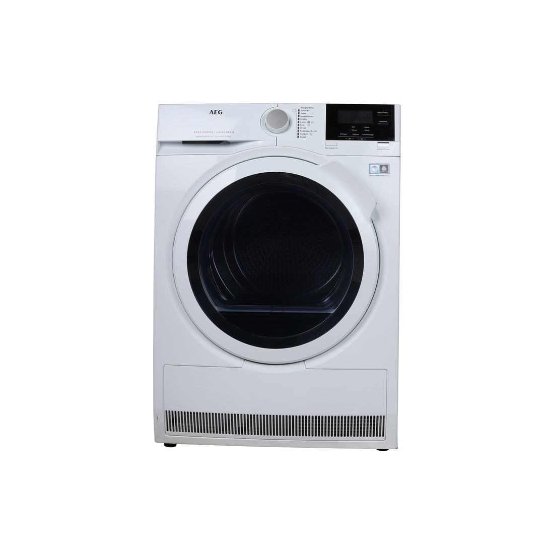 Seche-Linge Pompe À Chaleur 8 kg Reconditionné AEG T8DBD844F : vue de face