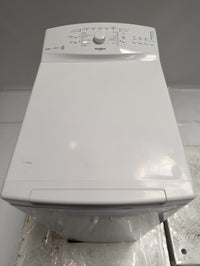Lave-Linge Top 6.5 kg Reconditionné WHIRLPOOL TDLR65230LFRN : vue du haut ouverture et commandes