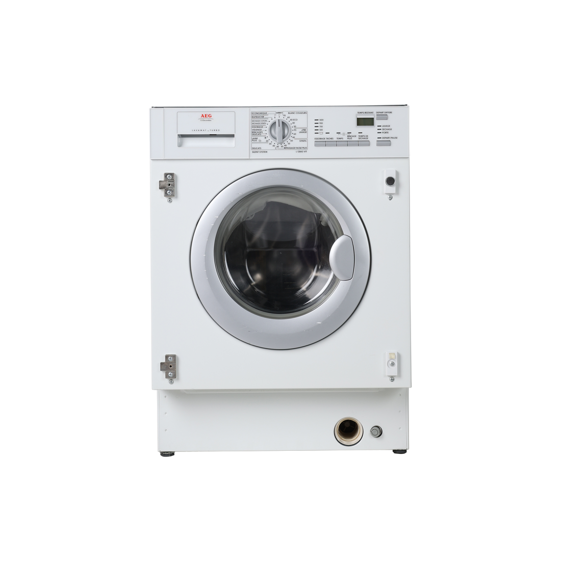 Lave-Linge Sechant 6 kg Reconditionné AEG L12843VIT : vue de face