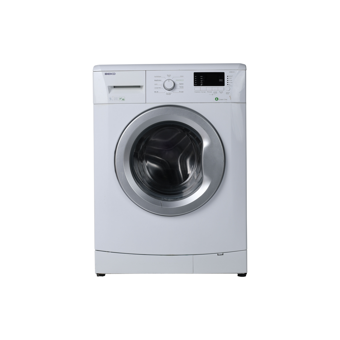 Lave-Linge Hublot 8 kg Reconditionné BEKO WMB812 : vue de face