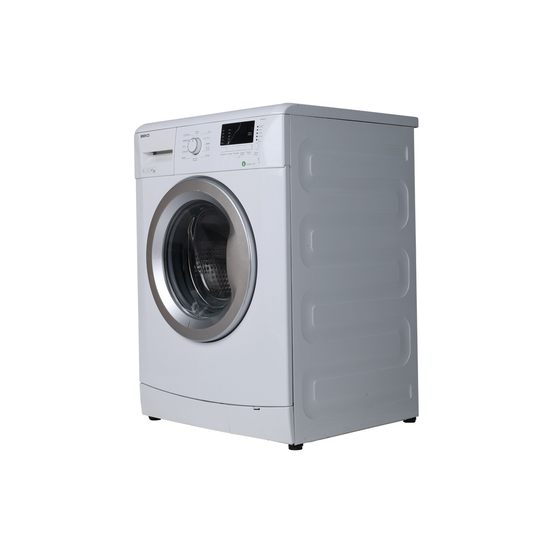 Lave-Linge Hublot 8 kg Reconditionné BEKO WMB812 : vue du côté gauche