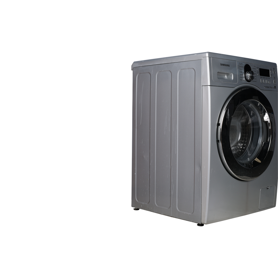 Lave-Linge Hublot 7 kg Reconditionné SAMSUNG WF1704WPU : vue du côté gauche