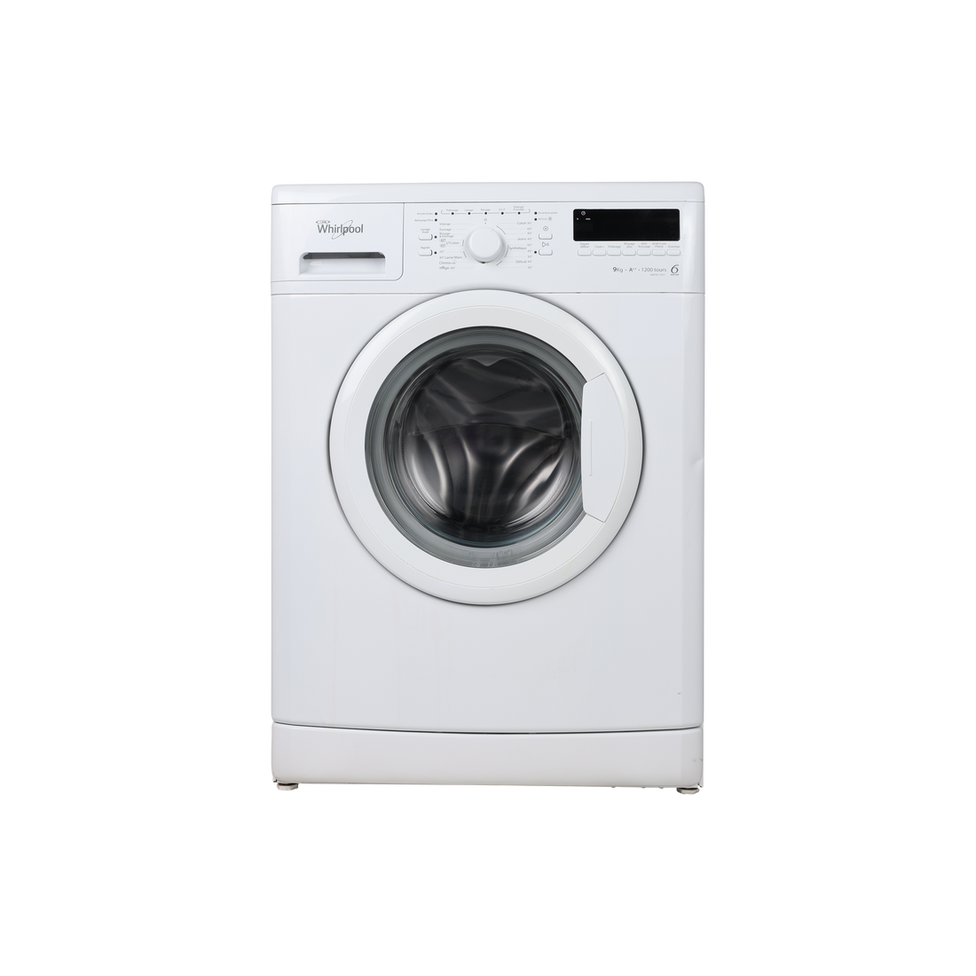 Lave-Linge Hublot 9 kg Reconditionné WHIRLPOOL AWOD2931 : vue de face