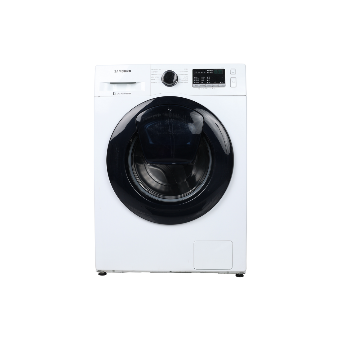 Lave-Linge Hublot 9 kg Reconditionné SAMSUNG WW90K44305W : vue de face