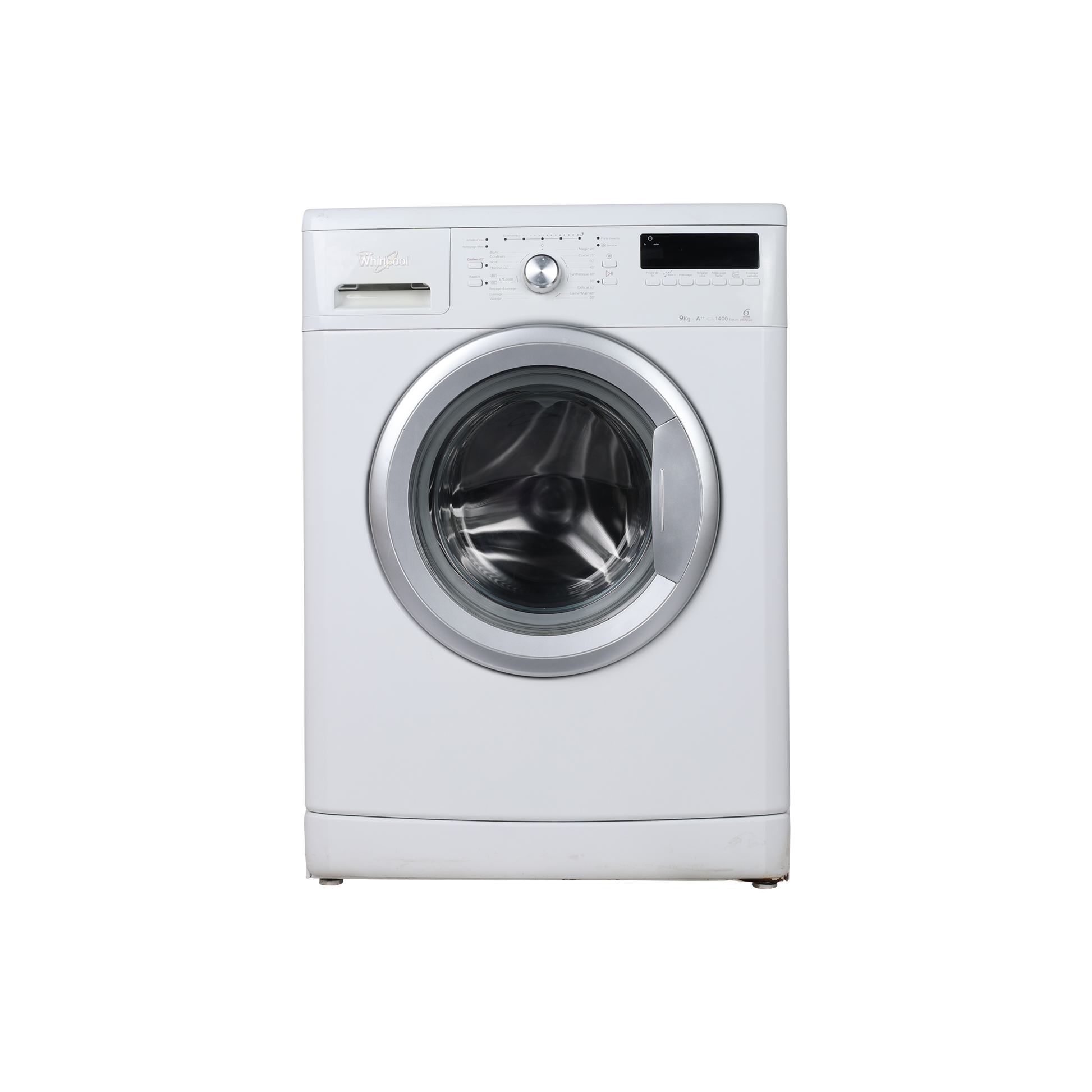 Lave-Linge Hublot 9 kg Reconditionné WHIRLPOOL AWOD 4948 : vue de face