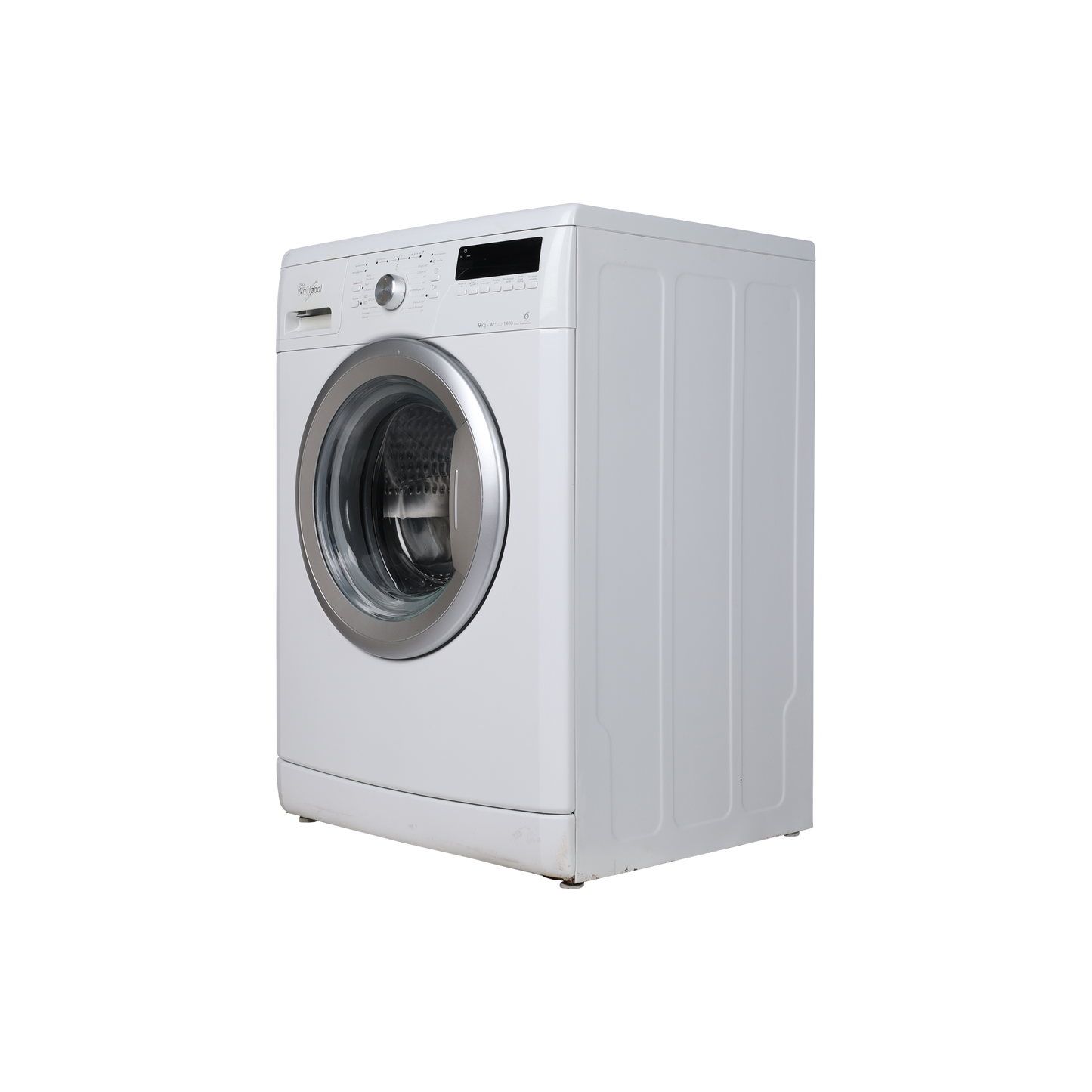 Lave-Linge Hublot 9 kg Reconditionné WHIRLPOOL AWOD 4948 : vue du côté droit