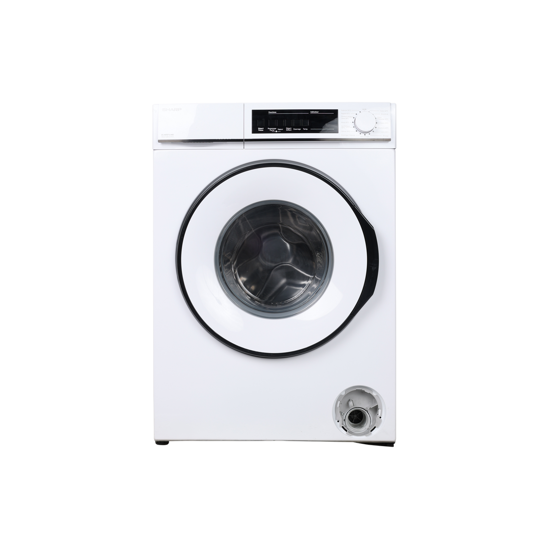 Lave-Linge Hublot 7 kg Reconditionné SHARP ES-NFB7141WD : vue de face