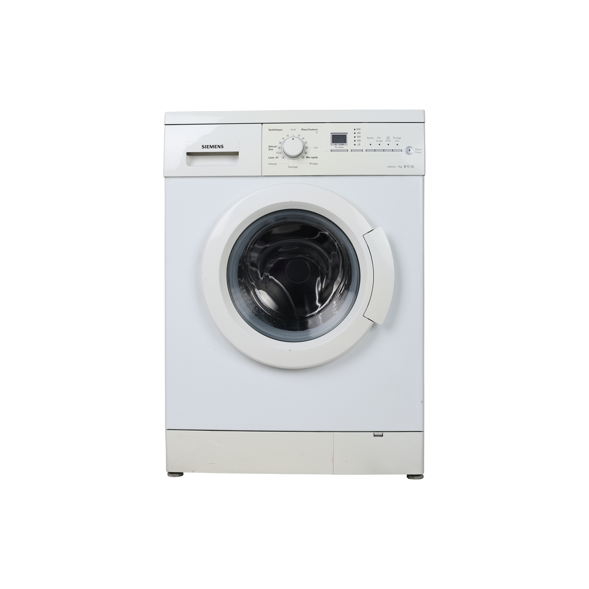 Lave-Linge Hublot 7 kg Reconditionné SIEMENS WM10E360FF : vue de face