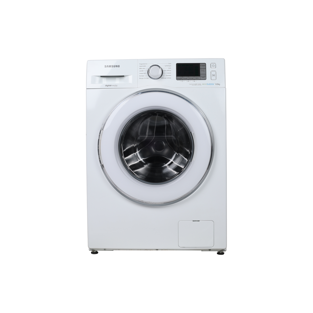 Lave-Linge Hublot 8 kg Reconditionné SAMSUNG WF80F5E5U4W : vue de face