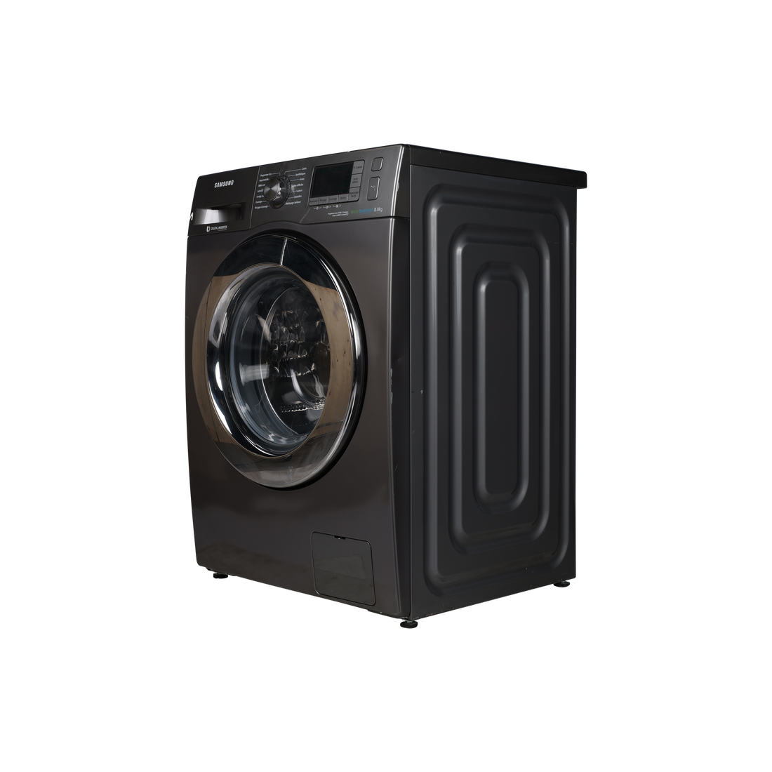 Lave-Linge Hublot 8 kg Reconditionné SAMSUNG WF80F5E5U4X : vue du côté droit