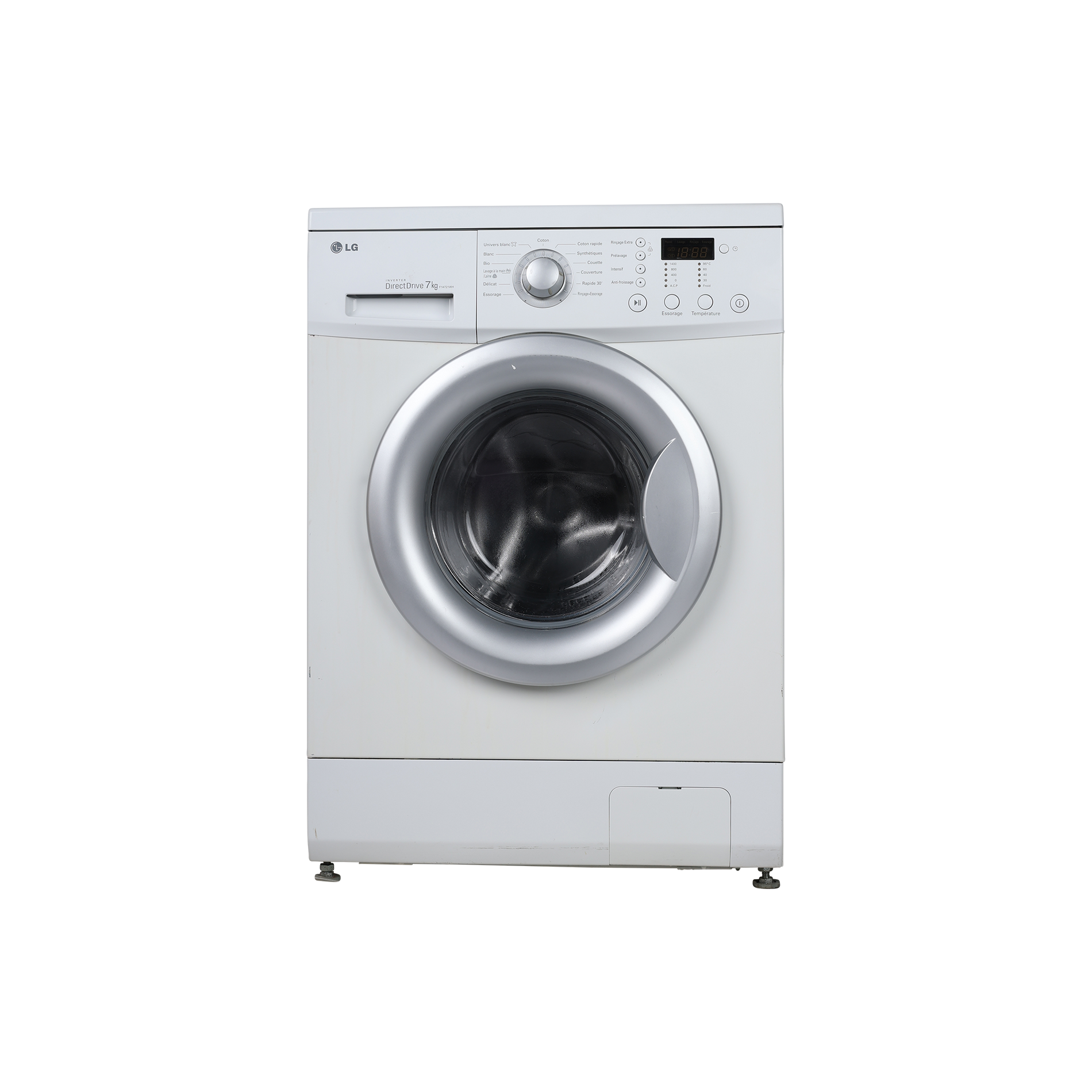 Lave-Linge Hublot 7 kg Reconditionné LG F14721WH : vue de face