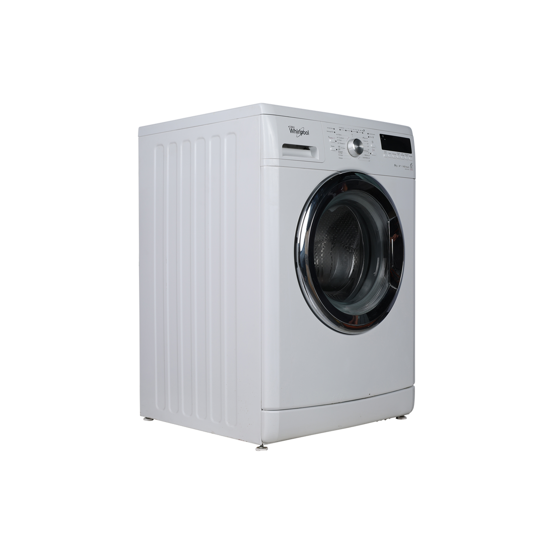 Lave-Linge Hublot 8 kg Reconditionné WHIRLPOOL AWOD4830 : vue du côté gauche