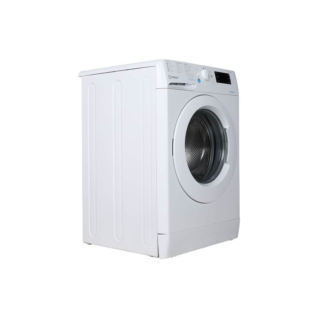 Lave-Linge Hublot 7 kg Reconditionné INDESIT BWE71452XWFRN : vue du côté gauche